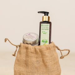 Organic aloe vera combo pack, Momify PureGlow Aloe Duo β Organic Face Wash (100ml) & Moisturizing Gel (50ml)