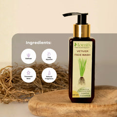 Organic vetiver face wash Momify EarthGlow Organic Vetiver Face Wash (100ml)