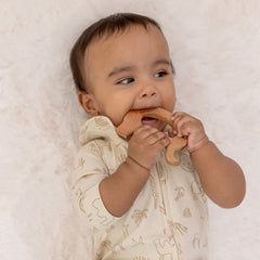 Momify “Enchanted Trio” – Neem Wood Baby Teether & Rattle Gift Set