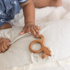 Starlight Dreams Duo – Neem Wood Baby Teether Combo