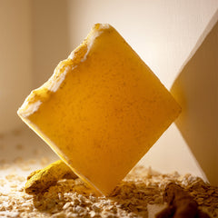 Momify Golden Glow Turmeric Oatmeal Soap – 100% Organic & Farm-Fresh