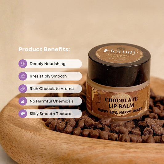 Momify Choco Glow Organic Lip Balm