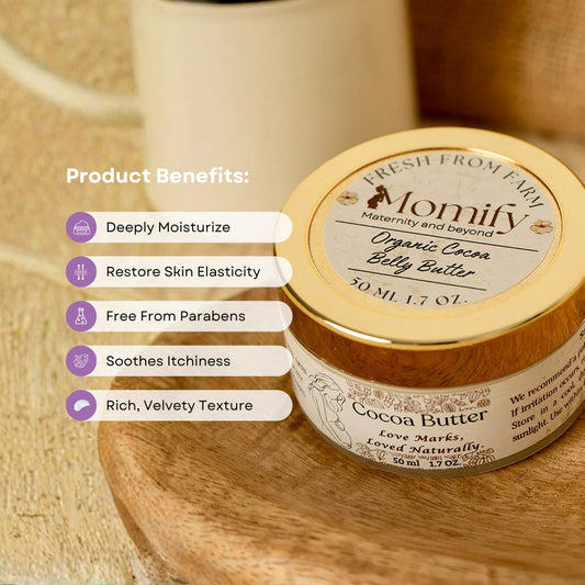 Momify Belly Bloom Organic Cocoa Butter